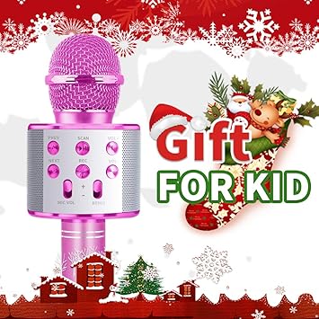 Populaire Microphone Cadeau D Anniversaire Age Suntoy Cadeau Pour 3 11 Ans Filles Enfants Jeux Educatifs Musique Et Arts