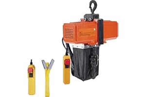 Uargd Electric Chain Hoist, 1100 lbs Capacity, 15 ft Lift Height, 10 ft/min Speed, 120V Single Phase Overhead Crane with G100