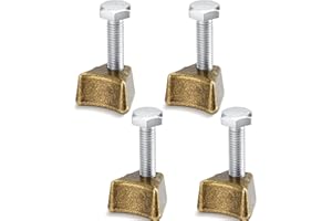 MorningRo 4 Pcs Pool Ladder Anchors Bronze Wedge Assembly Swimming Pool Stair Rail Anchor with Bolt Compatible with Perma Cast 3", 4" Hand Rail Anchors Sockets Pool Ladder Parts Pool Ladder Brackets
