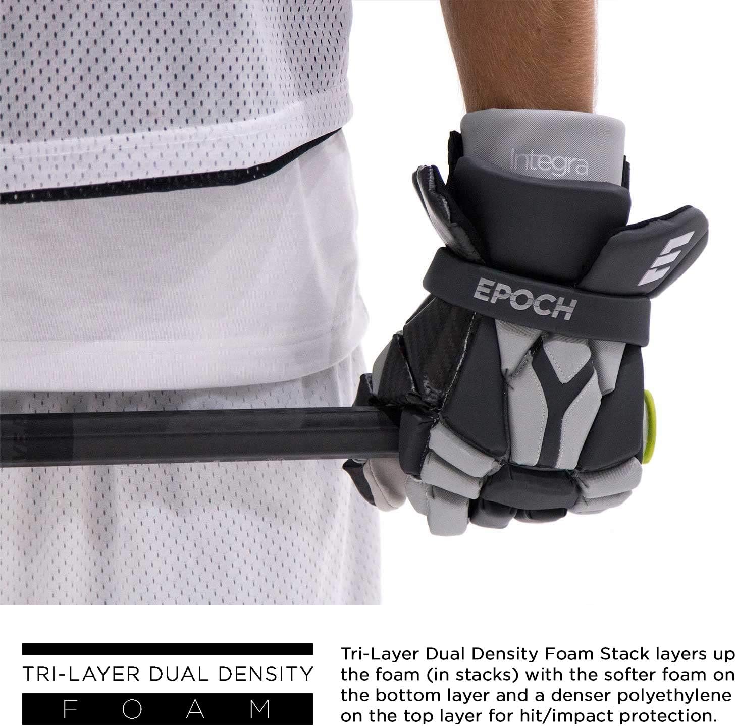 Epoch Lacrosse Integra Glove with Phase Change Technology for Attack, Middie and Defensemen : Sports & Outdoors