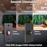 acegoo 12V LED Campervan Recessed Ceiling Light 2.5W 6 Pack 3000K CRI 93 view 2