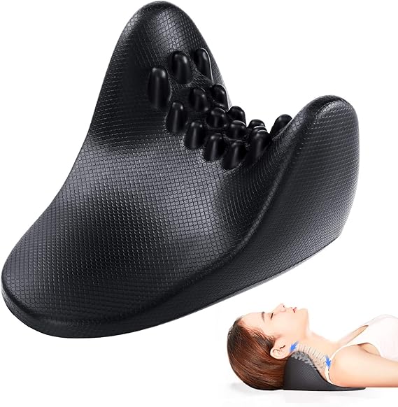 Cervical Neck Pillow, Misiki Cervical Traction Pillow Portable Cervical
