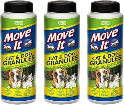 Pestshield Move It Cat & Dog Repellent 3 x 300g Natural Non Toxic
