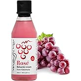 Messino Ros&eacute; Balsamic Glaze, Light Reduction for Salads, 250ml | Made in Greece; light ros&eacute; balsamic glaze with grape must for salads, vegetables, seafood, poultry &amp; drizzling