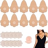 Specheer Boob Tape & BoobTape for Breast Lift – 5 Pairs Breast Tape, 5 Pairs Nipple Covers & 2 Silicone Nipple Covers