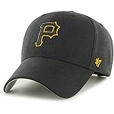 Men's '47 Black Pittsburgh Pirates Corduroy Hitch Adjustable Hat