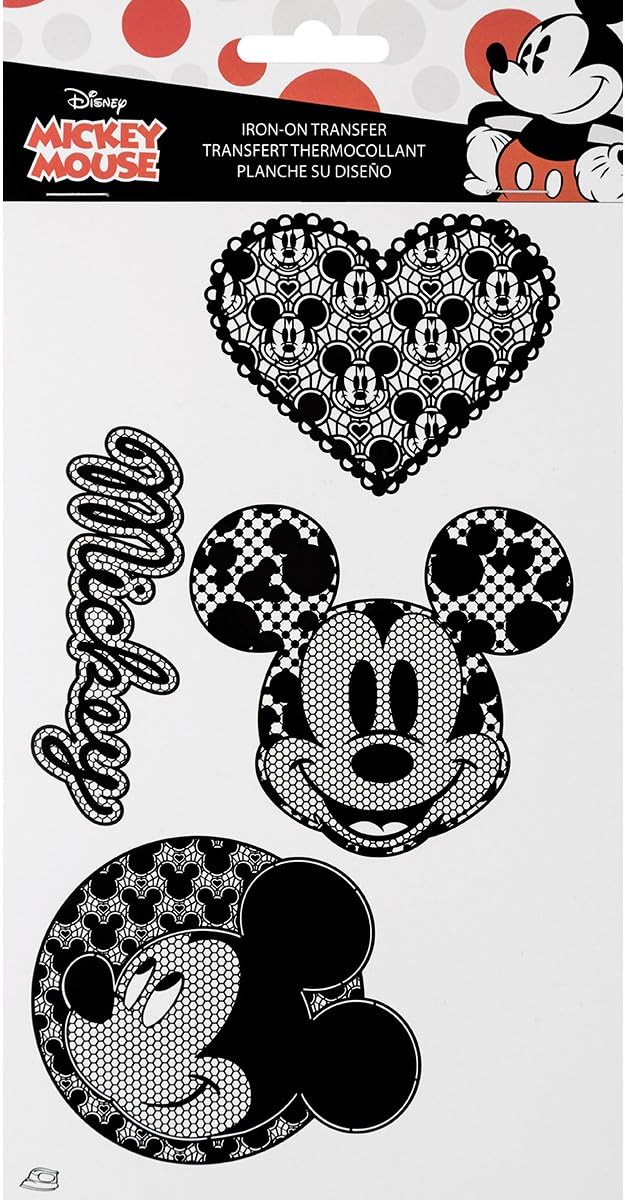 Wrights 1931128001 Disney Mickey Mouse Iron-On Transfers