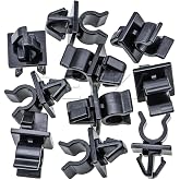 Rexka 10pcs Hood Prop Rod Clip Retainer Grommet Compatible with Mazda L20656652A Mazda 3, Mazda 6, CX-3, CX-30, CX-5, CX-7, CX-9