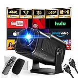 [Built-in App] Mini Projector 1920*1080P 4K Support