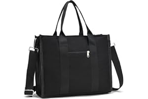 LoZoDo Womens Canvas Tote Bag with Inner Zip Pocket, The Tote Bag for Work, Unique Teacher Tote Bag, Gift for Women,Mom,Bride