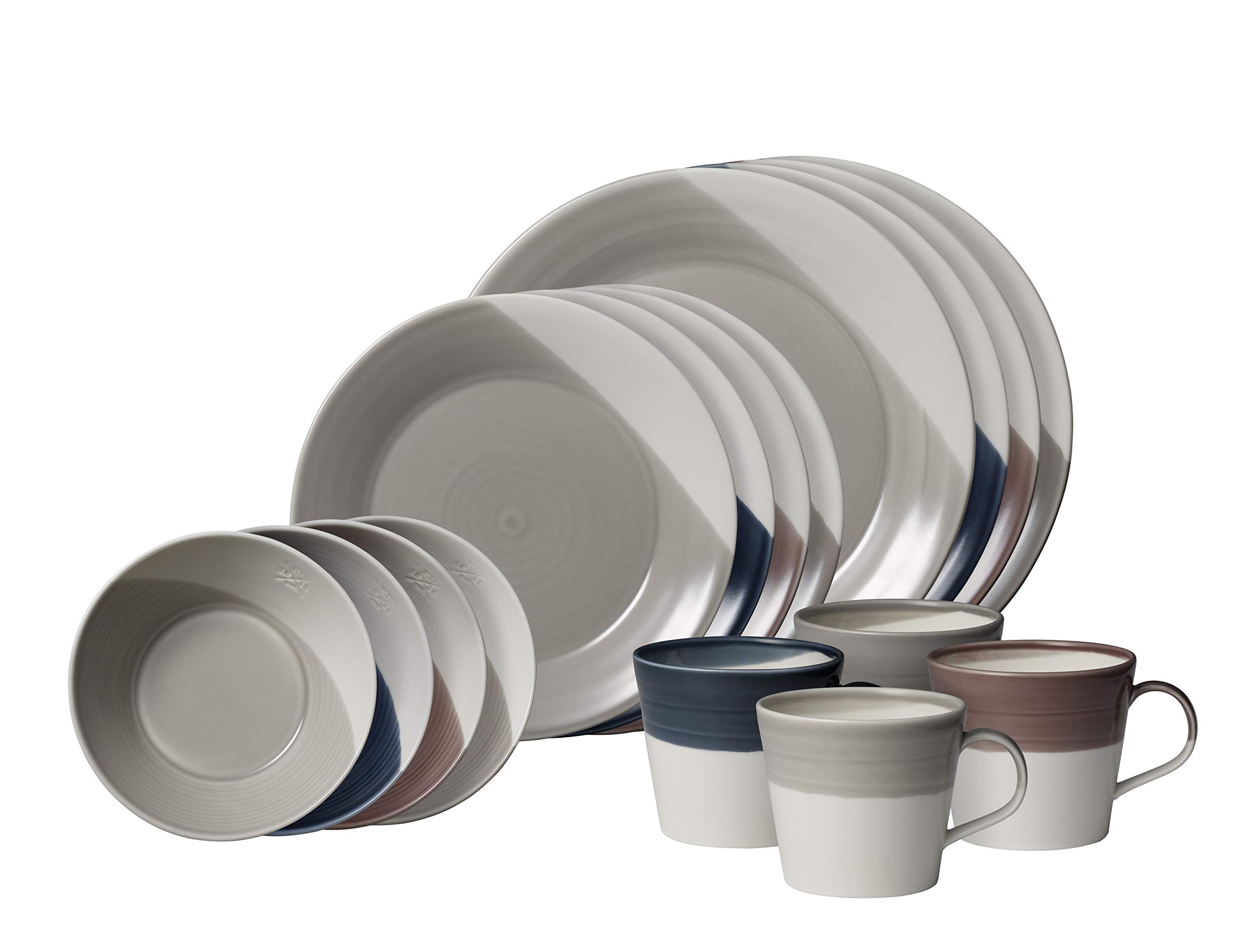 Royal Doulton Bowls of Plenty 40036110 16 Pc Dinnerware Set, Porcelain, Mixed