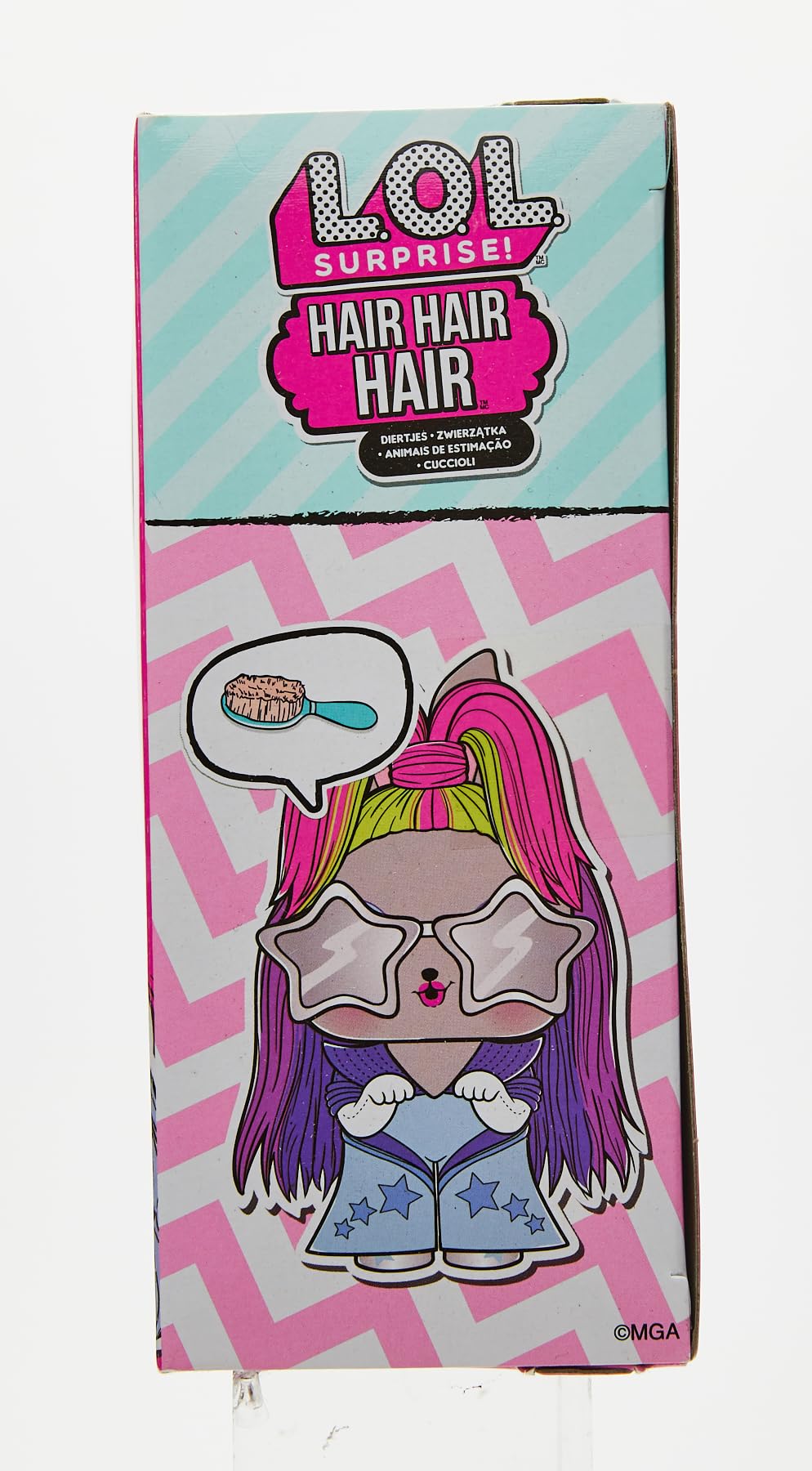 L.O.L. Surprise! Hair Pets with 10 Surprises- Collectible Pet with Real Hair, Including Music Themed Accessories, Holiday Toy, Great Gift for Kids Girls Boys Ages 4, 5, 6+ Years Old - Assorted Toy