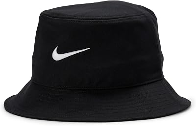 Bucket Hat U Nk Apex Bucket Sq Swsh L, Black/White, FB5382-010, S