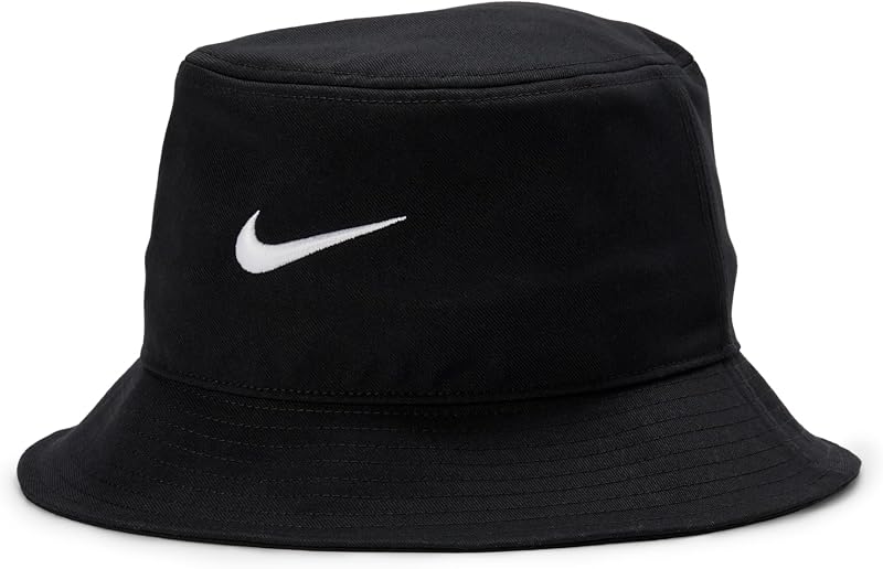 Bucket Hat U Nk Apex Bucket Sq Swsh L, Black/White, FB5382-010, S