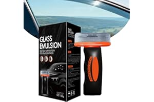 2026 Upgrade Handheld Glass Oil-Film Remover, Car Glass Cleaner Guard for Windshield Window, Clear Viewing Automotive Glass C