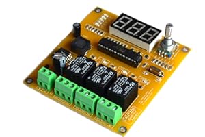 ELECTRONICNUTS Traffic Light Controller Sequencer 3 Channel Control 80-240VAC 50/60hz or DC 5-100v 37+ Modes Includes USA Traffic Modes