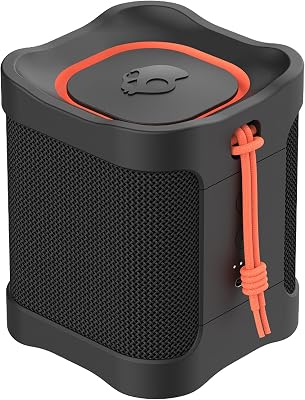 Terrain Mini Wireless tragbarer Bluetooth-Lautsprecher, Wasserdicht (IPX7), 14 Stunden Akkulaufzeit, True-Wireless-Stereo mit integriertem Trageriemen für Reisen, Outdoor-Einsätze, Schwarz