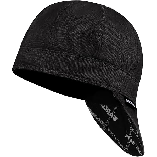 thumbnail image 2 of Comeaux Welders Welding Cap - Solid Black, Reversible, Size 7-1/4, Model 2000, NWT 2 of 4
