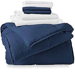 Bare Home Bed-in-A-Bag 7 Piece Comforter & Sheet