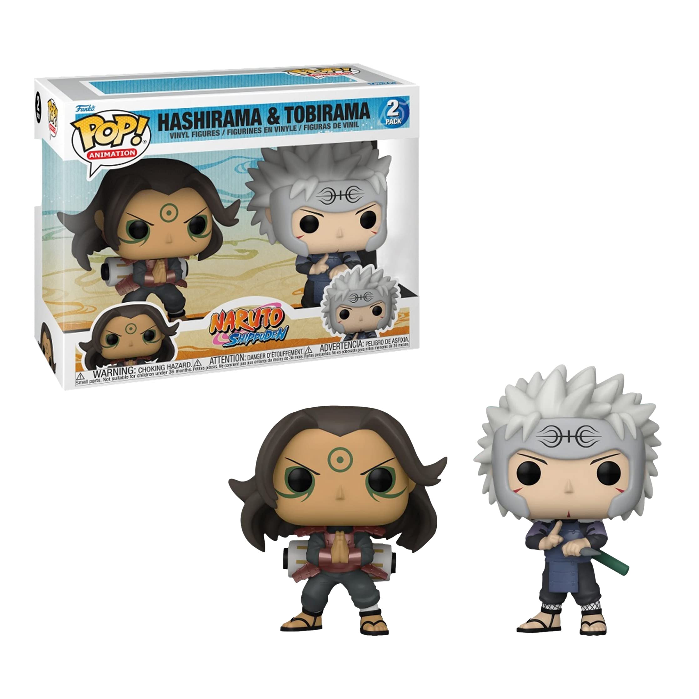 Funko Pop! Animation: Naruto - 2 Pack Hashirama & Tobirama - Collectable Vinyl Figure - Gift Idea - Official Merchandise - Toys for Kids & Adults - Anime Fans - Model Figure for Collectors