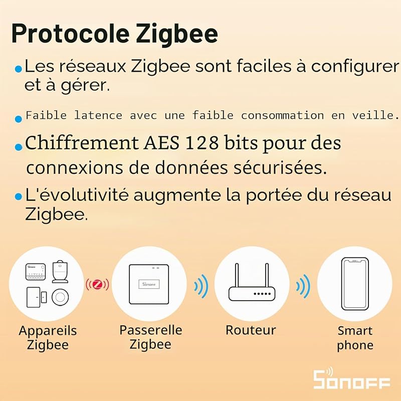 Zigbee interrupteur Intelligent ZBMINIR2, Fonctionne Avec Alexa, Google Home, NéCessite Une Passerelle Zigbee, NéCessite Un Fil Neutre