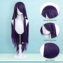 UTIEHD 100cm / 40 Inch Long Wig, Universal Anime