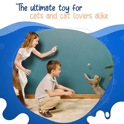 Cat Dancer Interactive Cat Toy Fun and Fitness for Your Furry Friend  Engaging Paper Roll Attached with 30