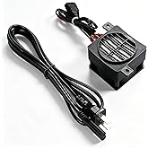 PTCYICU PTC Fan Heater 600W 110V, Ceramic Fast-Heating Element with Plug | Insulated Constant Temperature Thermostatic, Energy Saving, Air Auto Heater, Long Service Life, for Small Space Room, PTCYIDU