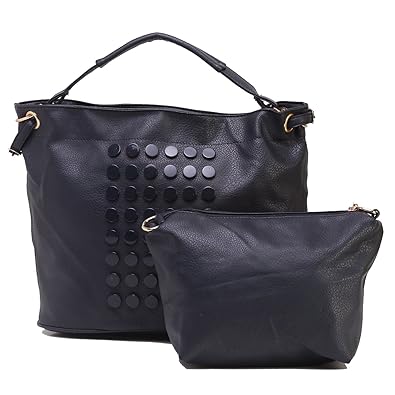 Fiona Trends Womens PU Zipper Shoulder Bag