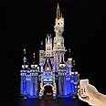BRIKSMAX Led Lighting Kit for The Disney Castle - Compatible with Lego 71040 Building Blocks Model- Upgraded Version with Rem