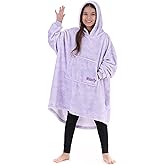 THE COMFY Dream Jr for Kids | Lightweight Microfiber Fleece Wearable Blanket with Hood & Pocket | Seen on Shark Tank