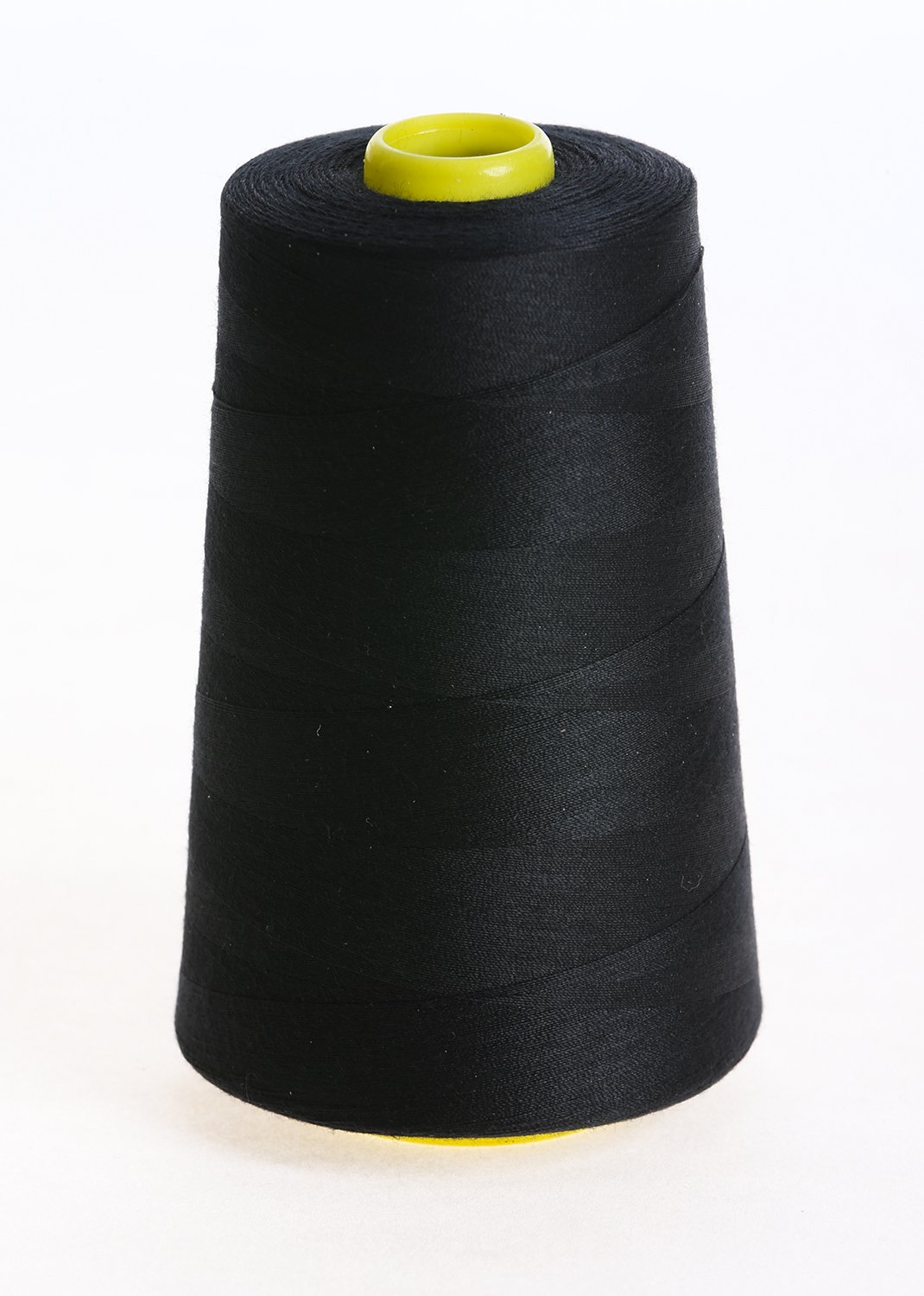 MM BRAND OVERLOCKING THREAD - OVERLOCKER THREAD - SEWING THREAD - 120s SPUN POLYESTER - 4 X 5000 YARD SPOOLS - VARIETY OF COLOURS INCLUDING BLACK, WHITE, BLUE, GREY, BROWN, YELLOW, RED, BEIGE, CREAM, GREEN, NAVY. PINK AND PURPLE (BLACK)