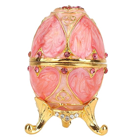 Egg Jewelry Box, Jewelry Box, Distinctive Jewelry Box, Zinc Alloy, for Home Decor Jewelry Box