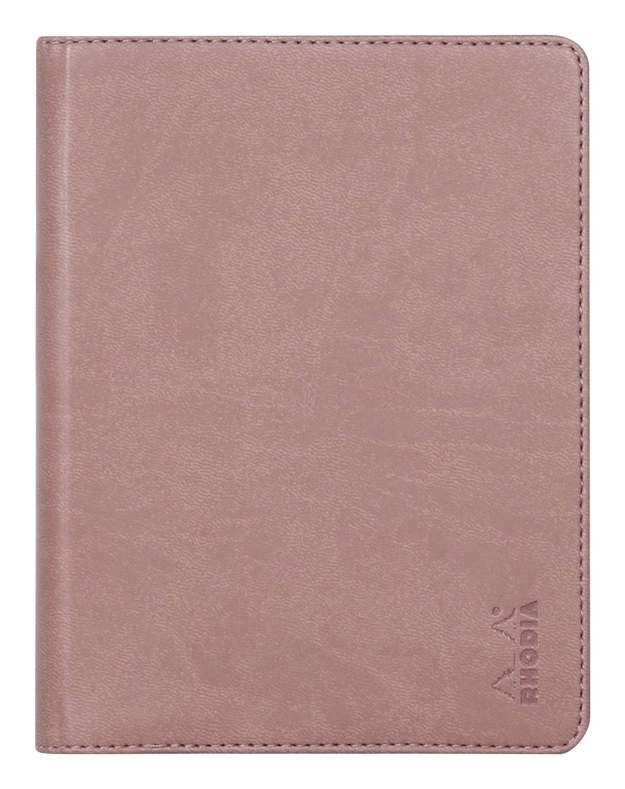 RHODIA 213009C - Notebook and Document Holder Rhodiarama N°13 Rosewood - for Notepads or A6 Format Notebooks (10.5 x 14.8 cm) - Premium Italian Faux Leather