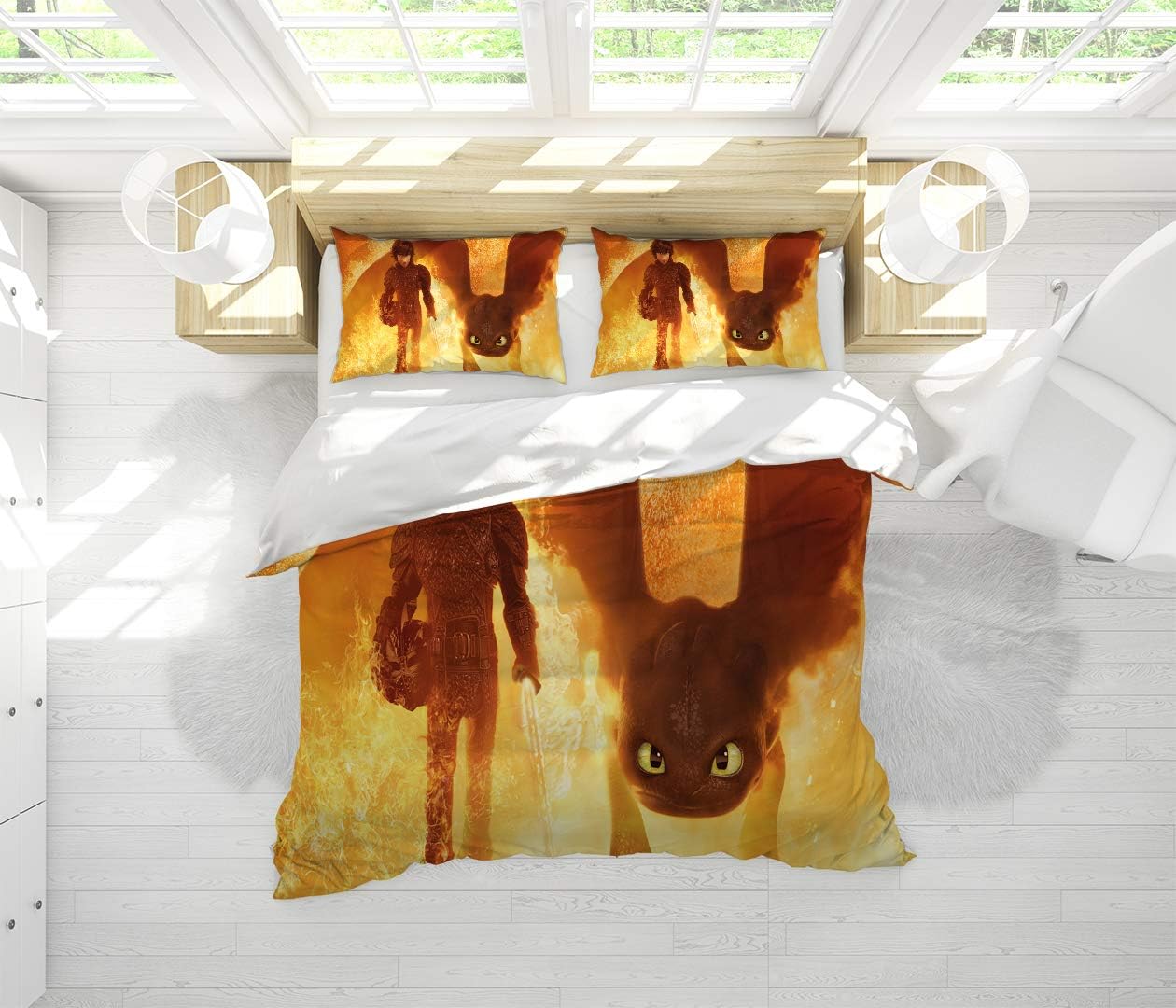 Bedding Set 3 Piece Set How to Train Your Dragon Comforter