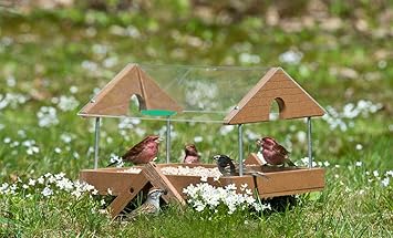 Duncraft Eco Strong Ground Platform Feeder With Clearview Roof