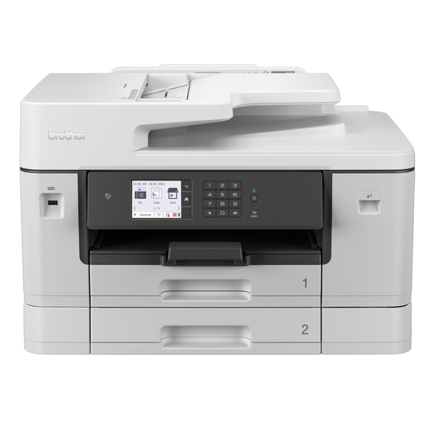 BROTHER MFC-J5740DW Wireless Colour Inkjet Printer |A4 4-in-1 (Print/Copy/Scan/Fax) | Wi-Fi/USB/NFC | A3 Print |8.8cm LCD Screen, UK Plug
