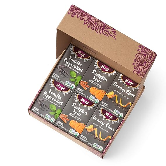 Yogi Tea Winter Tea Variety Pack (6 Pack) New Seasonal