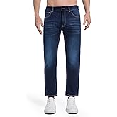 AbleTree Jeans for Short Men 27" 28 Inch Inseam Slim Straight Fit Short Length Casual Stretch Denim Pants AT13