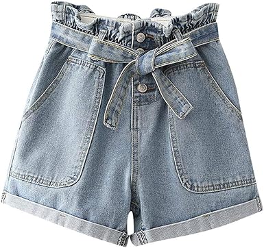 cotton jean shorts