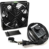 AC Infinity AI-120SCX Speed Control Fan Kit for Cabinet Cooling, Single 120mm