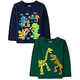 The Children's Place,Baby Boys,and Toddler Assorted Everyday Long Sleeve Graphic T-Shirts