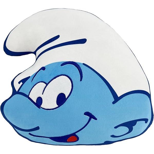 Amazon.com | The Smurfs Smurf Character Plush Slippers for Adults