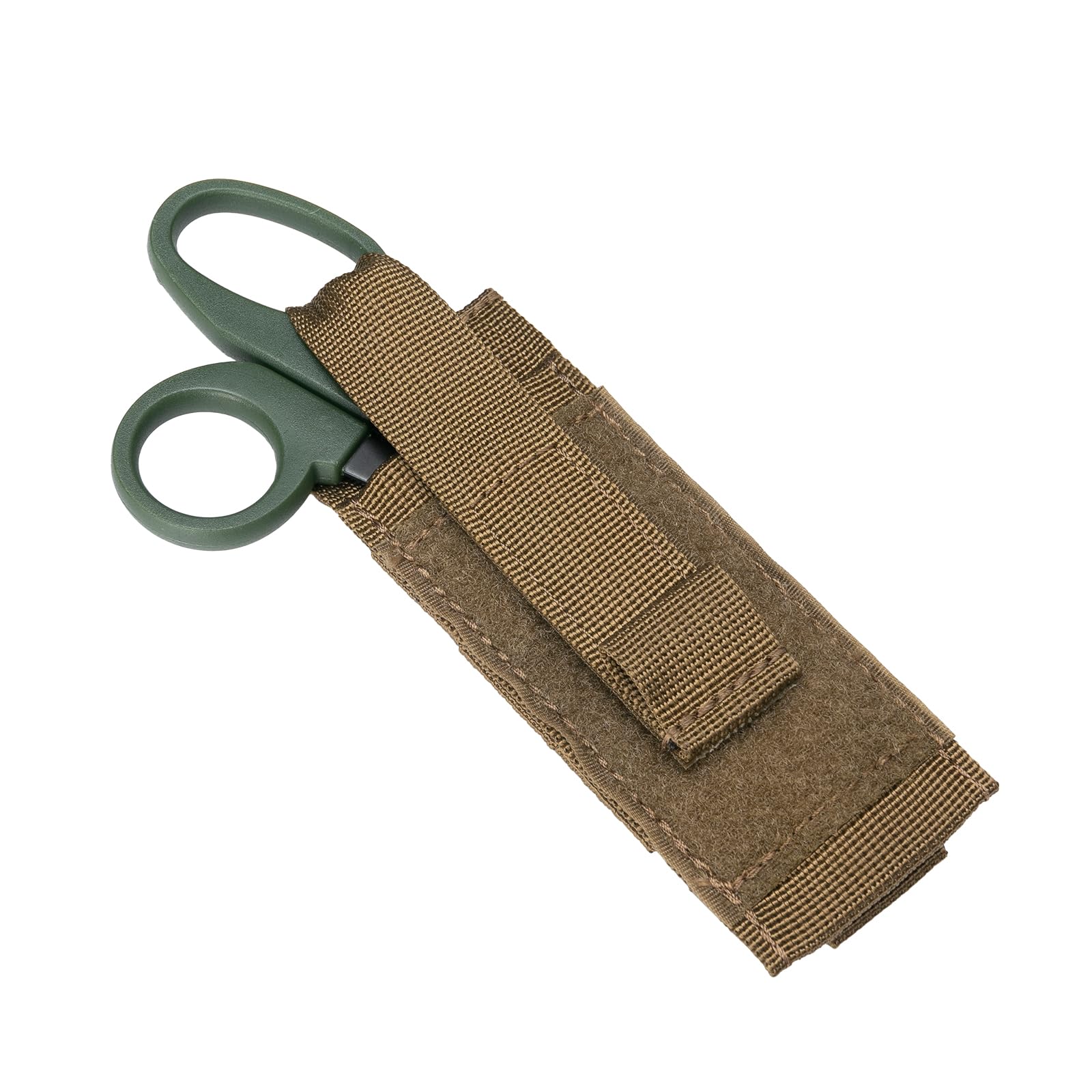 EXCELLENT ELITE SPANKER Tactics Scissors Tool EMT EMS Medical Shears Pouch Scissors Bag Hand Tools PouchEMS Medical Shears Pouch(Coyote Brown)