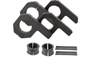 LIZARD GO Bar Clamps - 4Pack,Horizontal Roll Cage Clamp 0.75 inch,0.875 inch,1.0 inch,Roll Bar Clamp for Bar Diameter 3/4" to