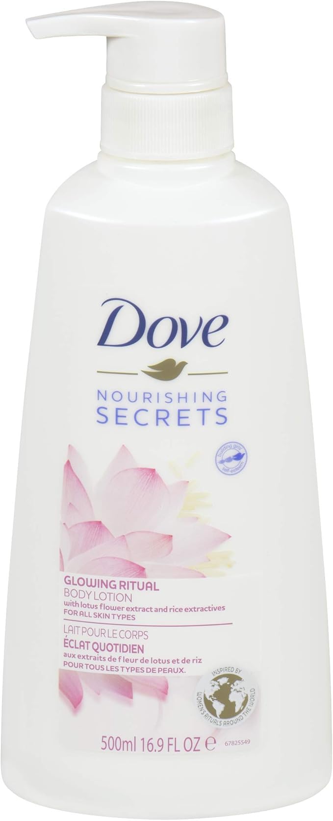 dove body lotion glowing ritual