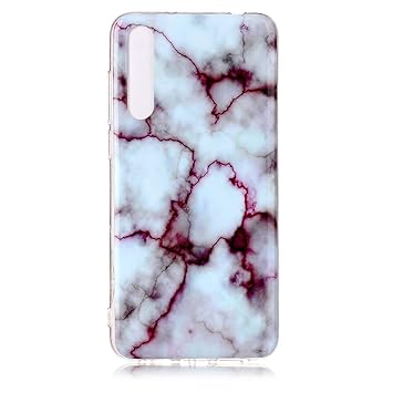 Lomogo Huawei P20 Pro Case Soft Silicon Case Shockproof Anti-Scratch Marble Case Cover for Huawei P20Pro - LOYHU20967 L11