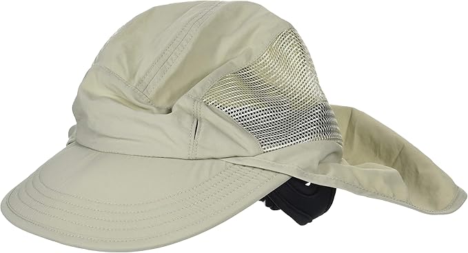 mens sun hat with back flap