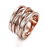 CIUNOFOR 13.7MM Cross Ring Enhancers for Women