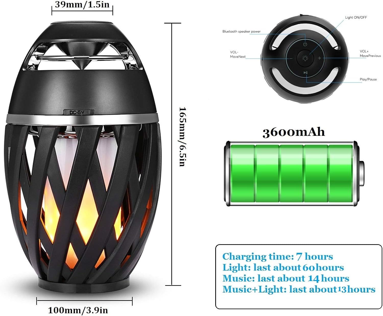 flame atmosphere wireless speaker